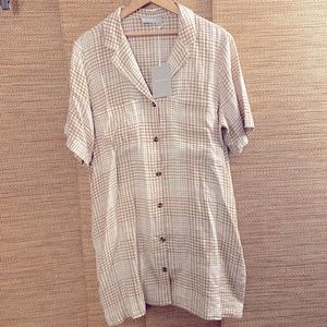 NEW! Everlane Shirt Dress- Plaid